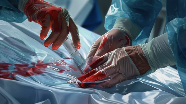 Cloque de sang : les étapes pour la traiter